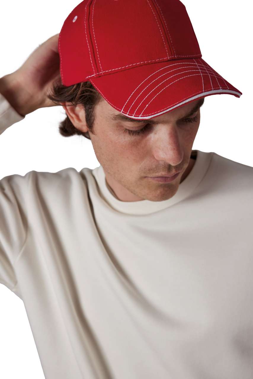 6 PANELS FASHION CAP - Black/White - Additional