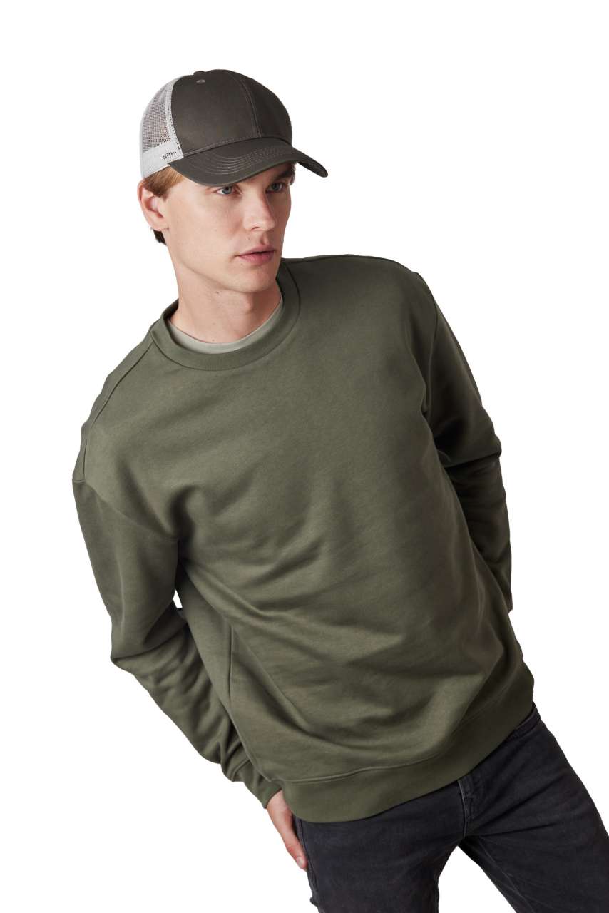 OEKOTEX CERTIFIED TRUCKER CAP - Black/Black - modelimageurl