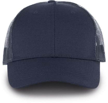 OEKOTEX CERTIFIED TRUCKER CAP - Navy/Navy - colorimageurl