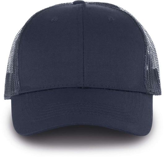 OEKOTEX CERTIFIED TRUCKER CAP - Navy/Navy - colorimageurl