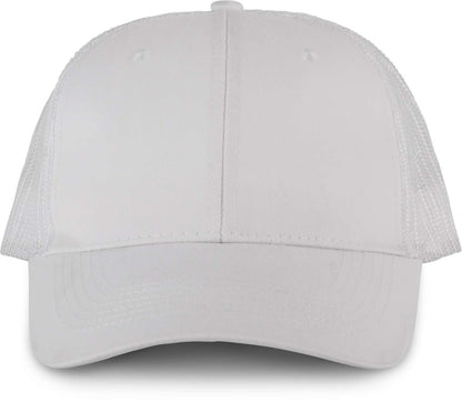 OEKOTEX CERTIFIED TRUCKER CAP - White/White - colorimageurl