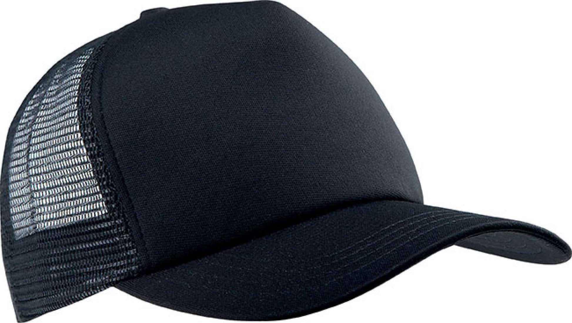 TRUCKER MESH CAP - 5 PANELS - Black - Main