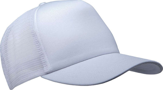 TRUCKER MESH CAP - 5 PANELS - White - Main