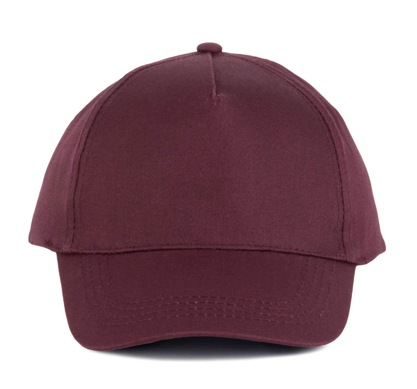 COTTON CAP - 5 PANELS - Burgundy - Main