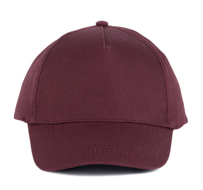 COTTON CAP - 5 PANELS - Burgundy - Main