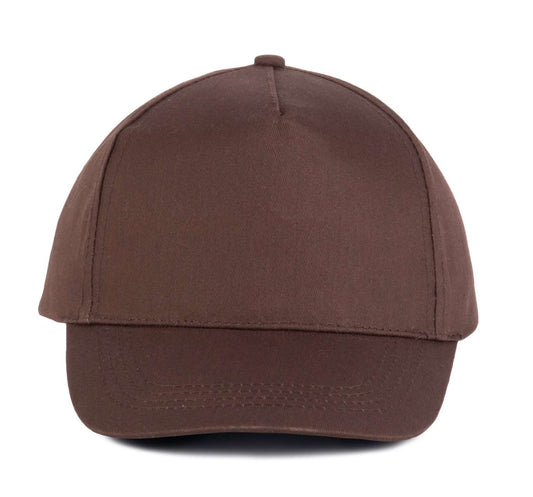 COTTON CAP - 5 PANELS - Chocolate - Main