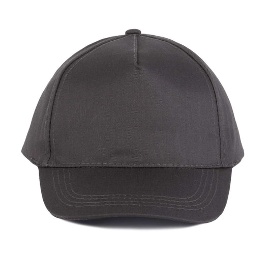 COTTON CAP - 5 PANELS - Dark Grey - Main
