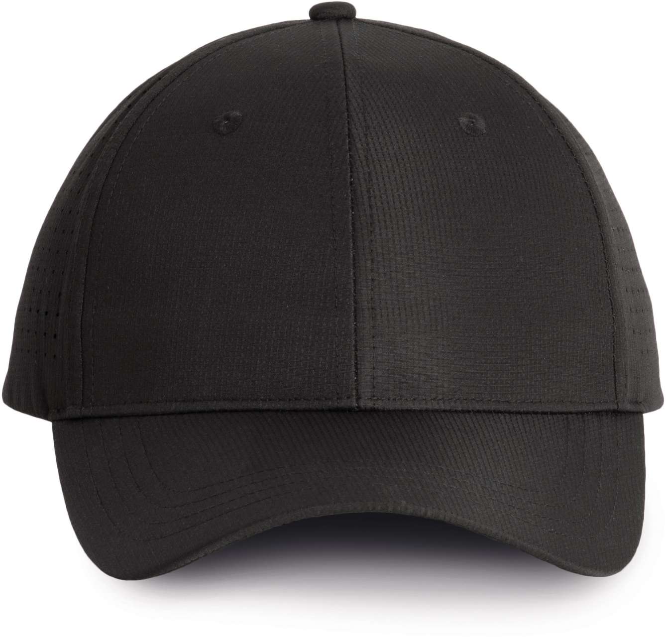 PERFORATED PANEL CAP - 6 PANELS - Black - colorimageurl