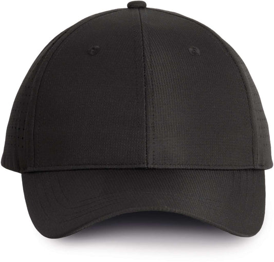 PERFORATED PANEL CAP - 6 PANELS - Black - colorimageurl