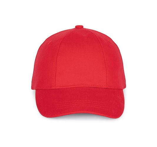6 PANELS EASY-PRINT CAP - Red - colorimageurl