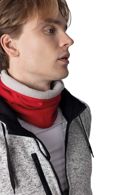 FLEECE-LINED NECKWARMER - Navy/Slate Grey - Additional