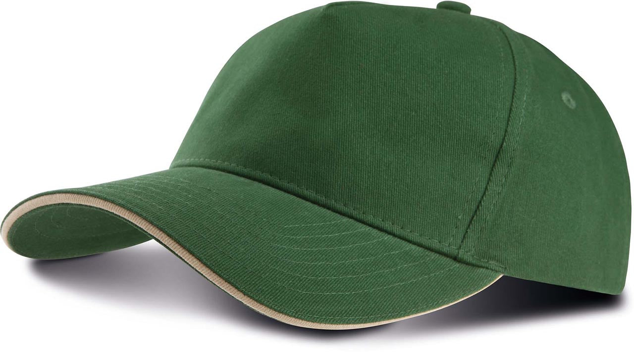 SANDWICH PEAK CAP - 5 PANELS - Beige/White - Additional
