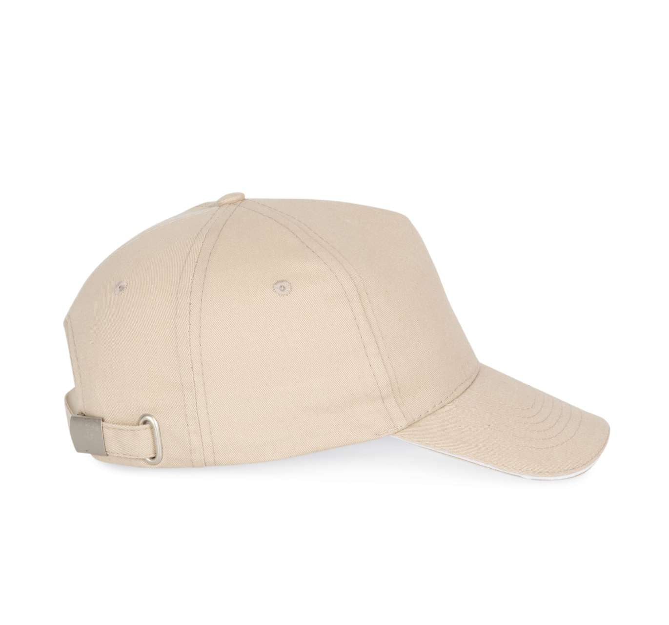 SANDWICH PEAK CAP - 5 PANELS - Beige/White - Additional
