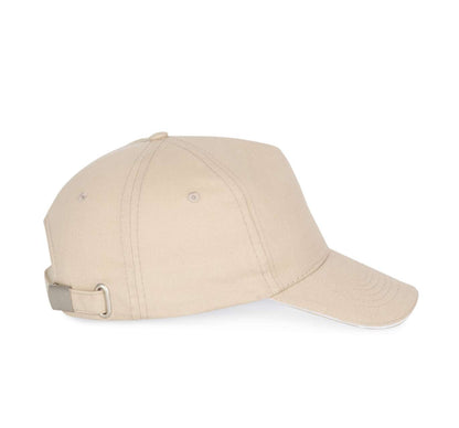 SANDWICH PEAK CAP - 5 PANELS - Beige/White - Additional