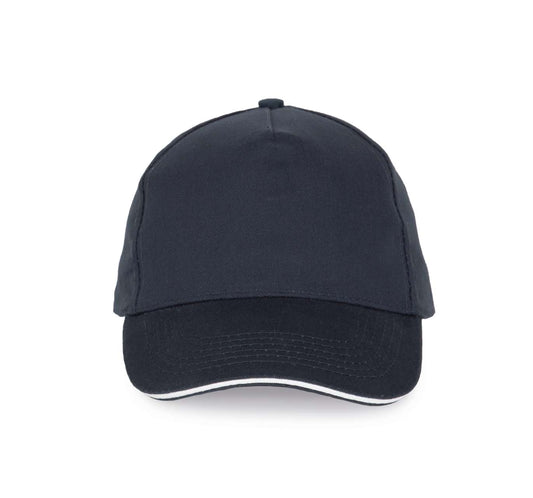 SANDWICH PEAK CAP - 5 PANELS - Navy/White - Main