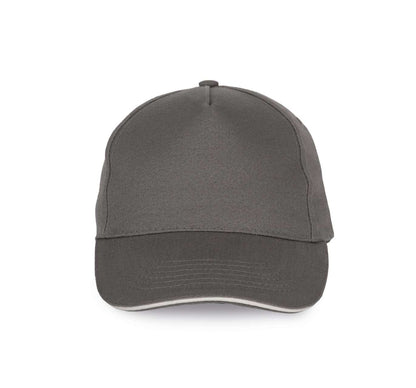 SANDWICH PEAK CAP - 5 PANELS - Slate Grey/Light Grey - Main