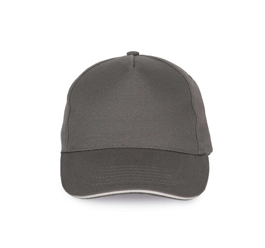 SANDWICH PEAK CAP - 5 PANELS - Slate Grey/Light Grey - Main