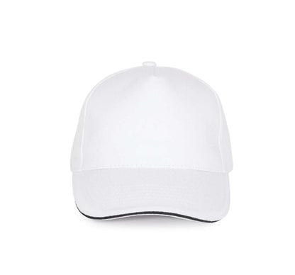SANDWICH PEAK CAP - 5 PANELS - White/Navy - Main
