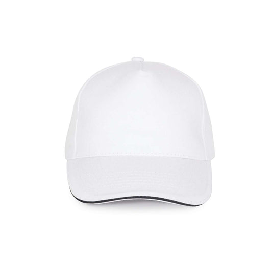 SANDWICH PEAK CAP - 5 PANELS - White/Navy - Main