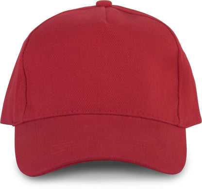 OKEOTEX CERTIFIED 5 PANELS CAP - Red - colorimageurl