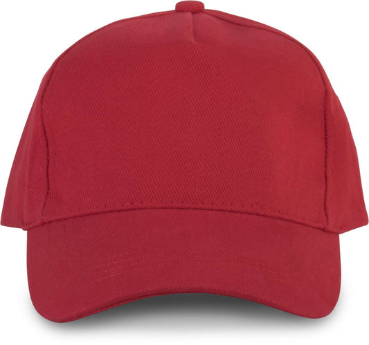 OKEOTEX CERTIFIED 5 PANELS CAP - Red - colorimageurl
