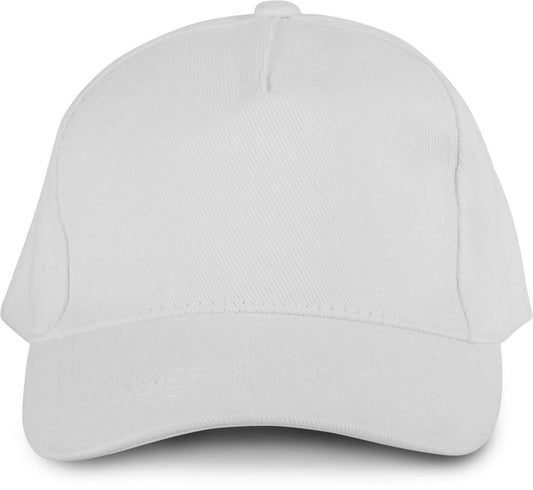 OKEOTEX CERTIFIED 5 PANELS CAP - White - colorimageurl