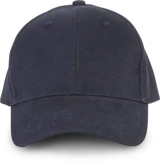 6 PANELS ORGANIC COTTON CAP - Navy - colorimageurl