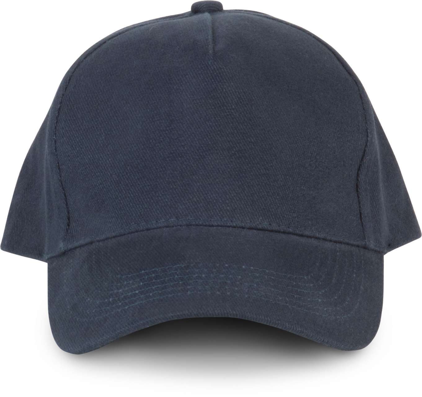 5 PANELS ORGANIC COTTON CAP - Navy - colorimageurl