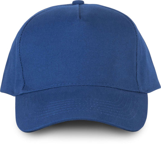 5 PANELS ORGANIC COTTON CAP - Royal Blue - colorimageurl
