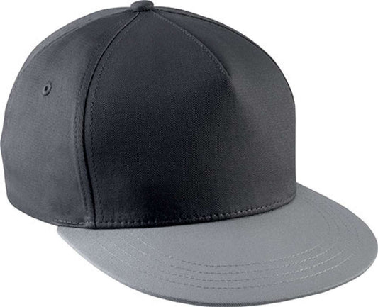 SNAPBACK CAP - 5 PANELS - Dark Grey/Light Grey - colorimageurl