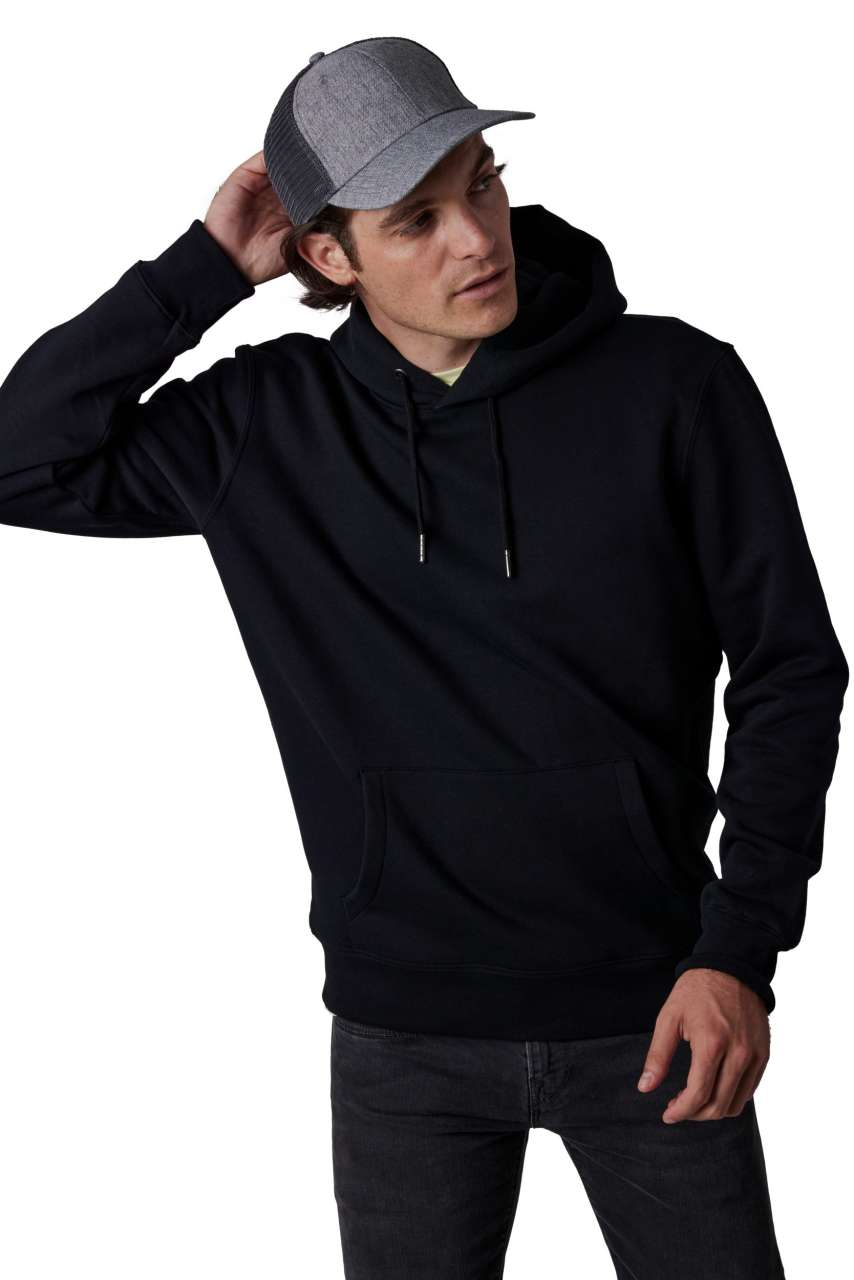 URBAN TRUCKER CAP - 6 PANELS - Light Navy Heather/Dark Grey - modelimageurl