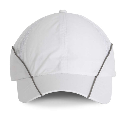 SOFT MESH CAP - 6 PANELS - White/Silver - colorimageurl