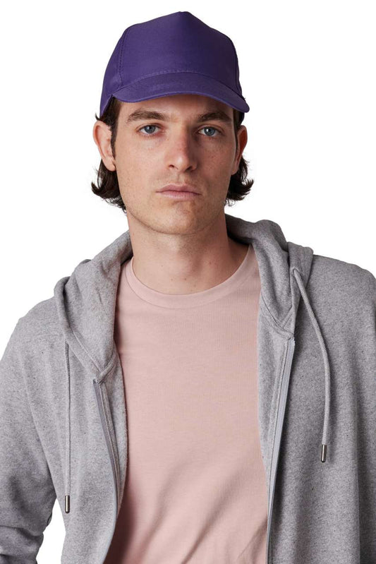 POLYESTER CAP - 5 PANELS - Yellow - Model