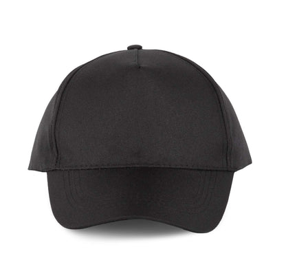 POLYESTER CAP - 5 PANELS - Black - Main