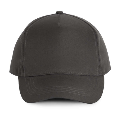 POLYESTER CAP - 5 PANELS - Dark Grey - Main