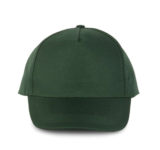 POLYESTER CAP - 5 PANELS - Forest Green - Main