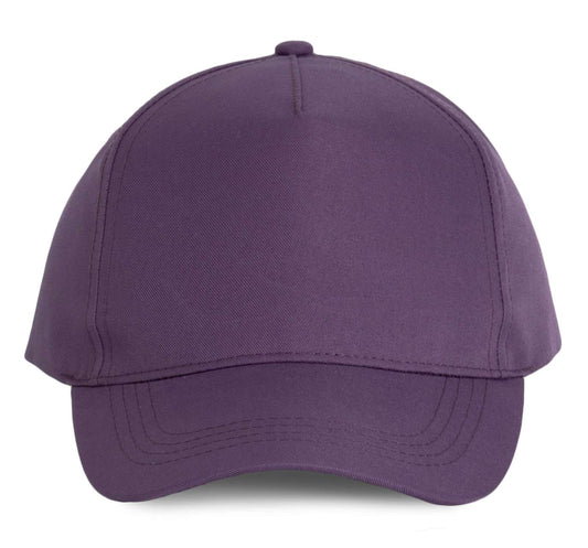 POLYESTER CAP - 5 PANELS - Purple - Main