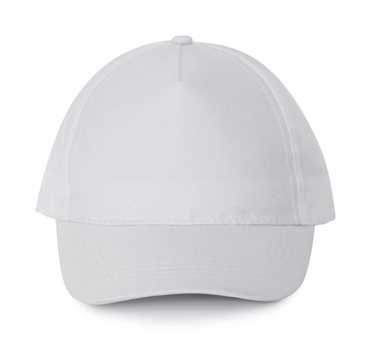POLYESTER CAP - 5 PANELS - White - Main