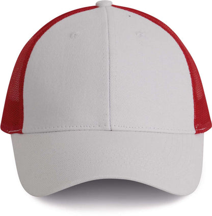 TRUCKER CAP - 6 PANELS - White/White - colorimageurl