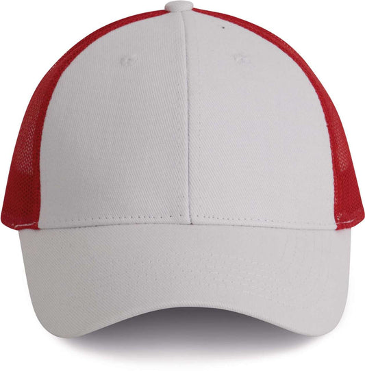 TRUCKER CAP - 6 PANELS - White/White - colorimageurl