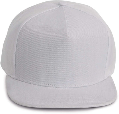 SNAPBACK CAP - 5 PANELS - White/White - colorimageurl