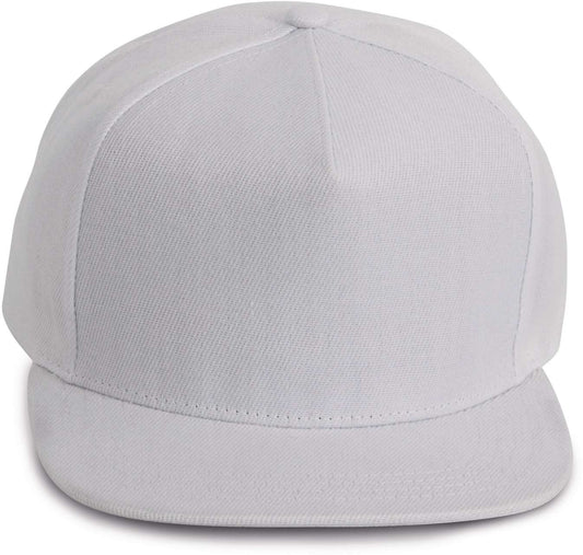 SNAPBACK CAP - 5 PANELS - White/White - colorimageurl