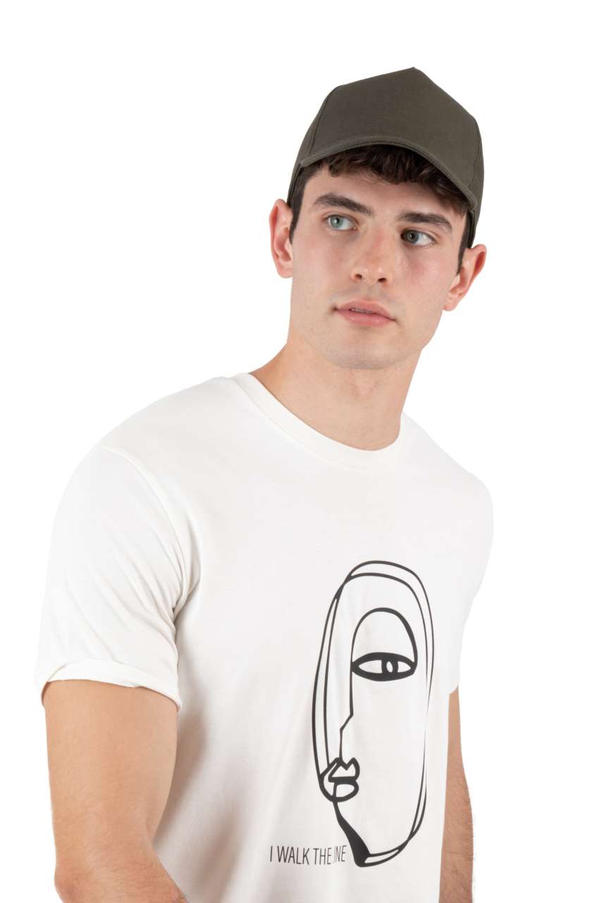 HEAVY COTTON CAP - 5 PANELS - Black - Additional