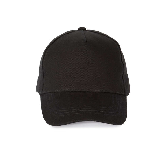 HEAVY COTTON CAP - 5 PANELS - Black - Main