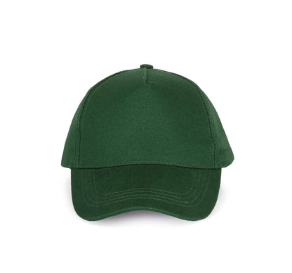 HEAVY COTTON CAP - 5 PANELS - Forest Green - Main