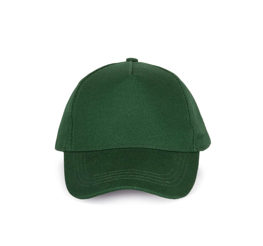 HEAVY COTTON CAP - 5 PANELS - Forest Green - Main