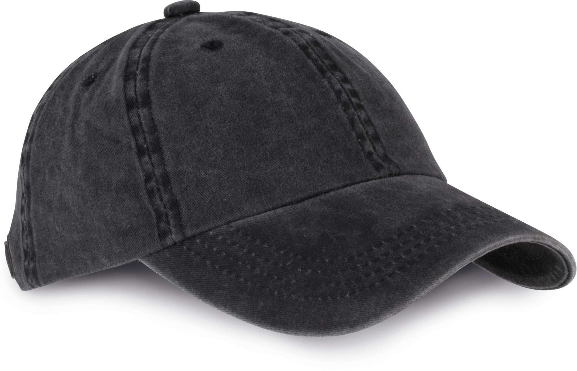 6 PANELS VINTAGE CAP - Black Washed - Additional
