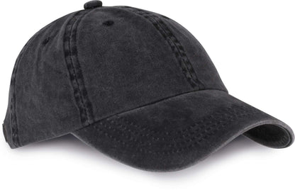 6 PANELS VINTAGE CAP - Black Washed - Additional