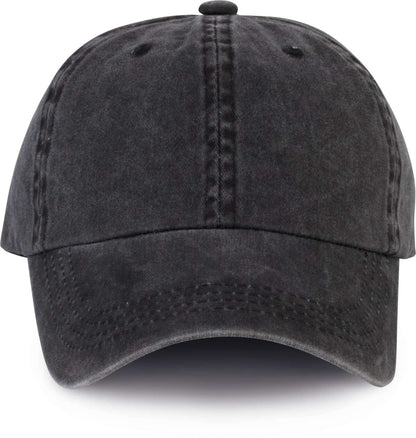6 PANELS VINTAGE CAP - Black Washed - Additional