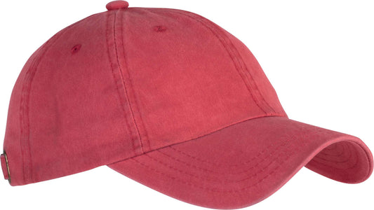 6 PANELS VINTAGE CAP - Red Washed - Main